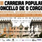 XIII Carreira Popular Concello do Corgo.  Memorial  Quique Casanova