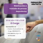 Curso de "Mobilizacion e traslados de persoas dependentes"