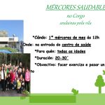 MÉRCORES SAUDABLE NO  CORGO. ANDAINAS POLA VILA.